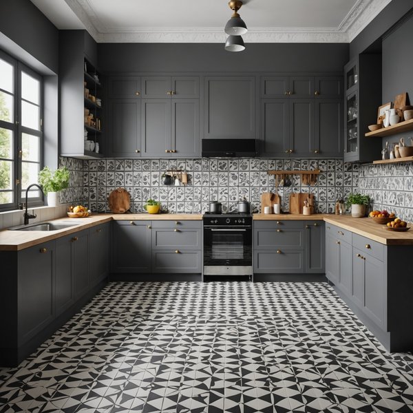 Le choix des carreaux de ciment de cuisine